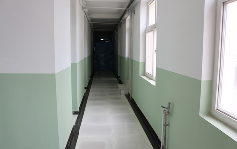学生宿舍走廊